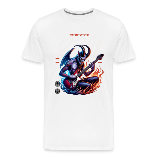 Männer Premium T-Shirt Vertrag mit dem Teufel