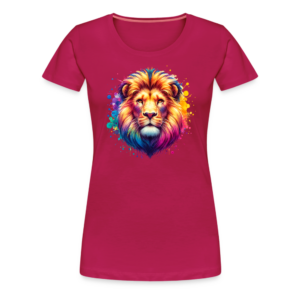 Frauen Premium T-Shirt Löwe