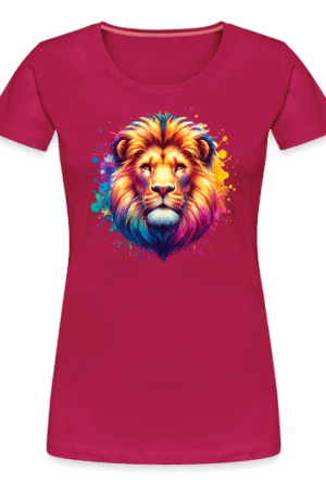 Frauen Premium T-Shirt Löwe