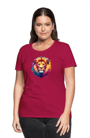 Frauen Premium T-Shirt Löwe