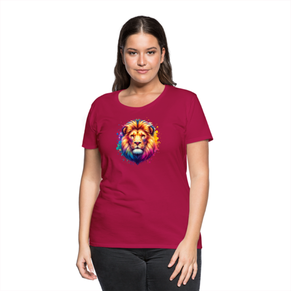 Frauen Premium T-Shirt Löwe – Bild 2
