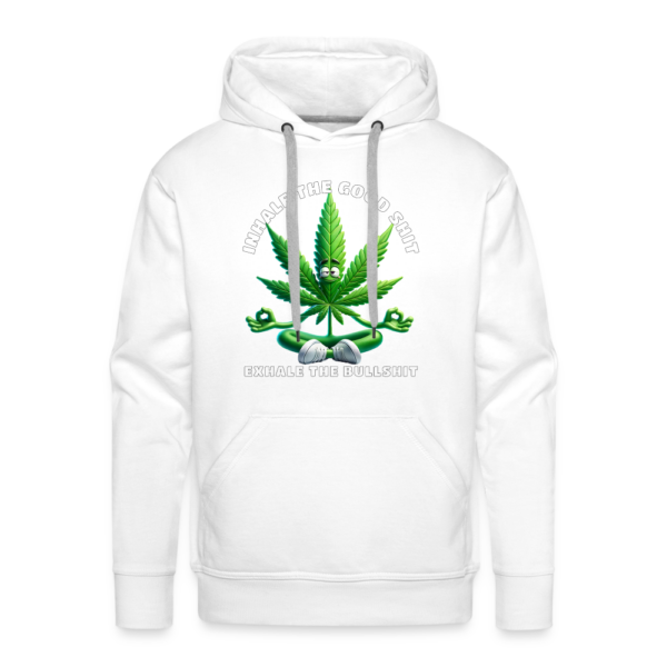 Männer Premium Hoodie Inhaliere den guten Stoff :-)