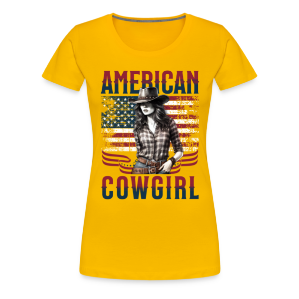 Frauen Premium T-Shirt American Cowgirl