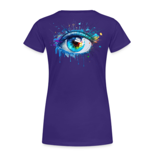 Frauen Premium T-Shirt Das Auge