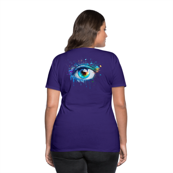 Frauen Premium T-Shirt Das Auge – Bild 2