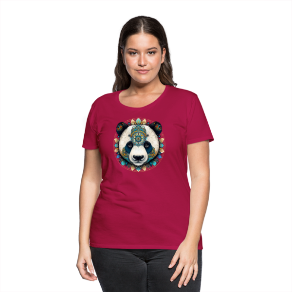 Frauen Premium T-Shirt Panda – Bild 2