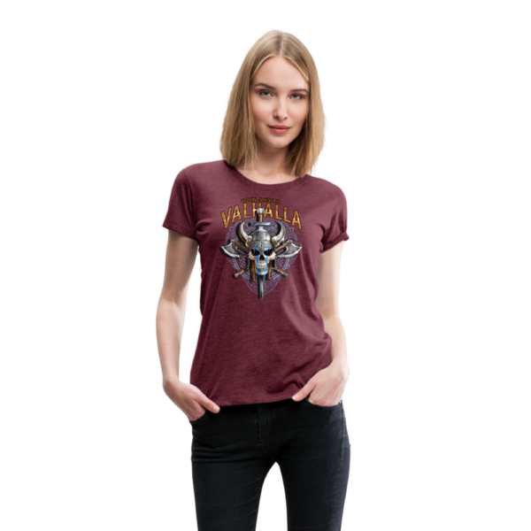 Frauen Premium T-Shirt Odin erwartet uns in Valhalla – Bild 2