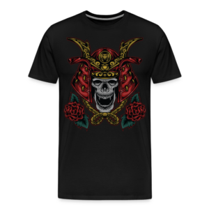 Männer Premium T-Shirt Samuraischädel mit Helm