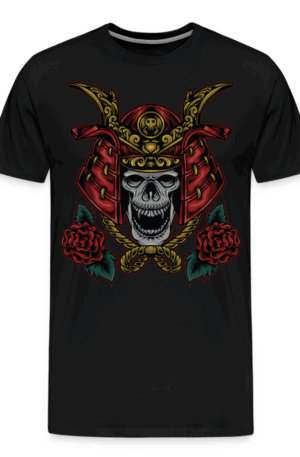 Männer Premium T-Shirt Samuraischädel mit Helm