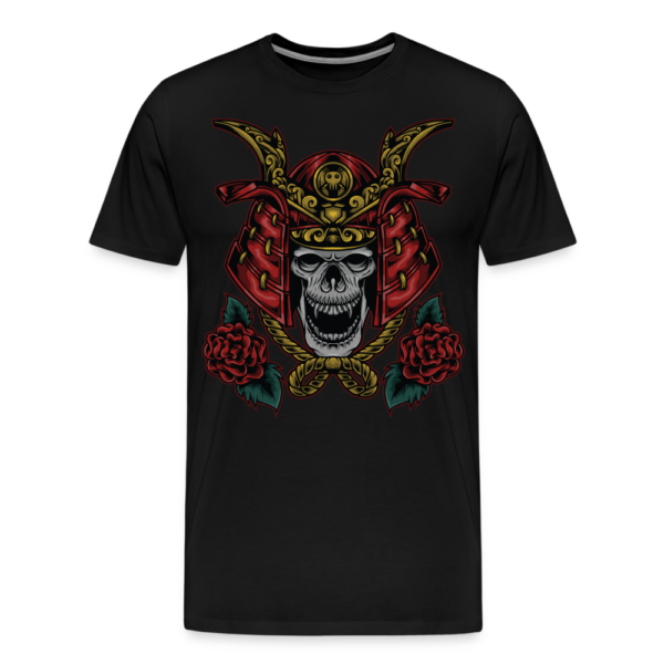 Männer Premium T-Shirt Samuraischädel mit Helm