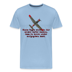 Männer Premium T-Shirt weiter, immer weiter