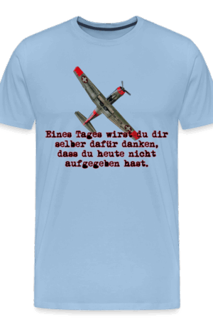 Männer Premium T-Shirt weiter, immer weiter