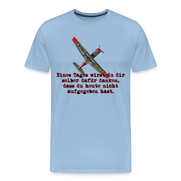 Männer Premium T-Shirt weiter, immer weiter