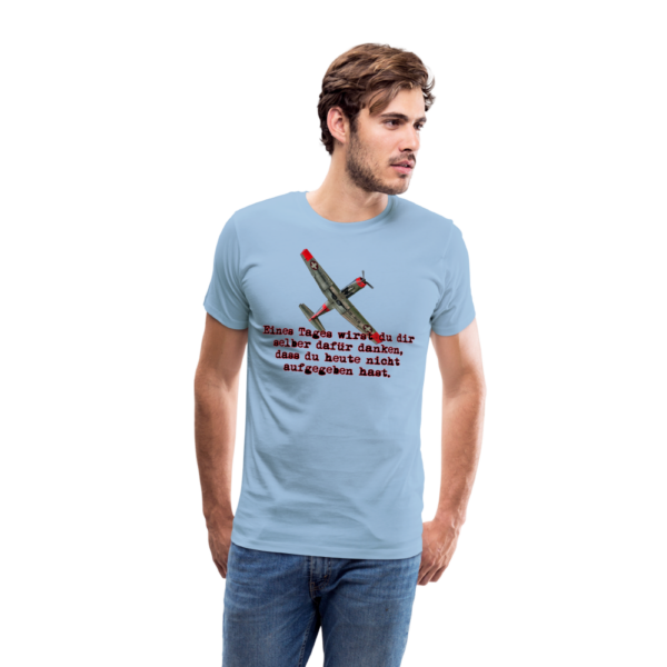 Männer Premium T-Shirt weiter, immer weiter – Bild 2