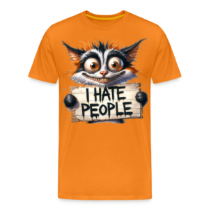 Männer Premium T-Shirt I hate People