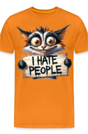 Männer Premium T-Shirt I hate People