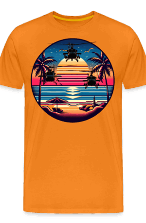 Männer Premium T-Shirt Airwolf Legend