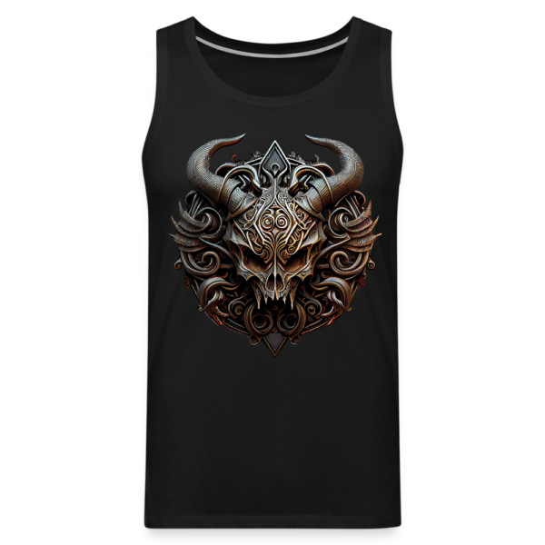 Männer Premium Tank Top Der Teufel trägt schwarz