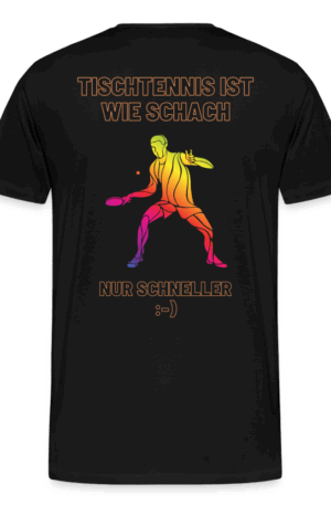 Männer Premium T-Shirt Tischtennis ist wie Schach, nur schneller :-)