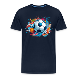 Männer Premium T-Shirt Fußball Liebe
