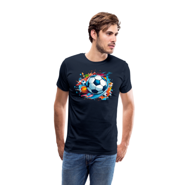 Männer Premium T-Shirt Fußball Liebe – Bild 2