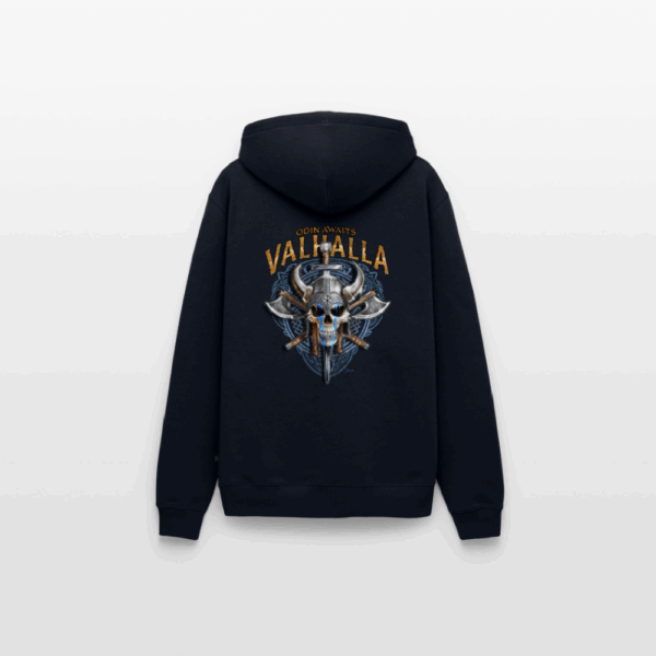 Männer Premium Hoodie Odin erwartet uns in Valhalla – Bild 2
