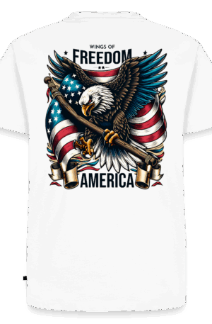 Männer Premium T-Shirt Wings of Freedom