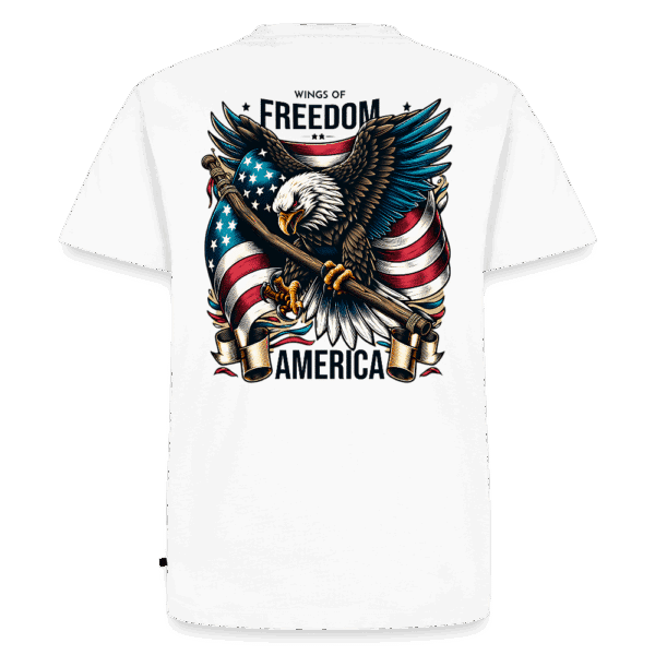 Männer Premium T-Shirt Wings of Freedom