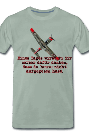 Männer Premium T-Shirt weiter, immer weiter