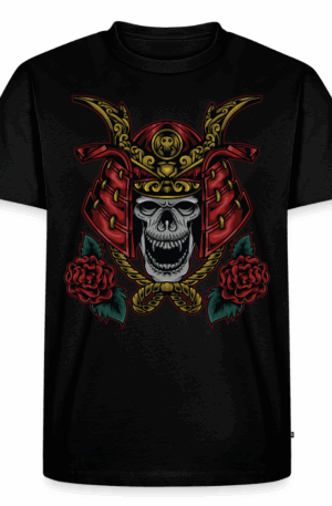 Männer Premium T-Shirt Samuraischädel mit Helm