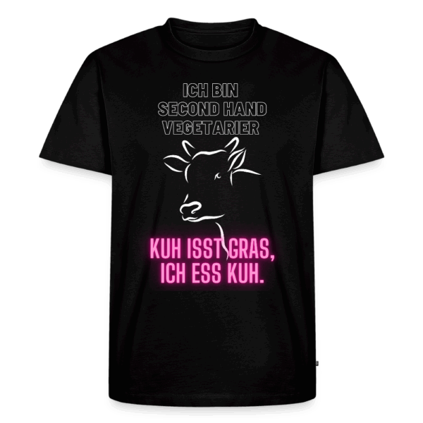 Männer Premium T-Shirt Second Hand Vegetarier :-)