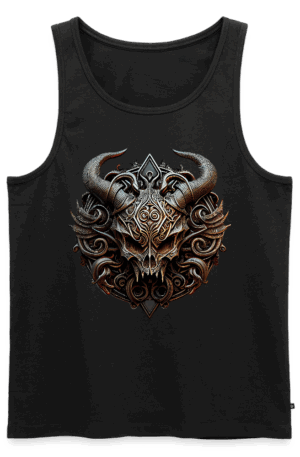 Männer Premium Tank Top Der Teufel trägt schwarz