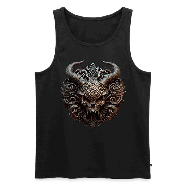 Männer Premium Tank Top Der Teufel trägt schwarz