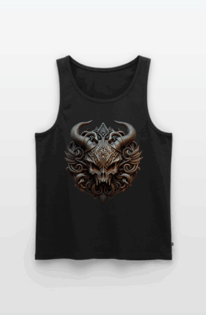 Männer Premium Tank Top Der Teufel trägt schwarz