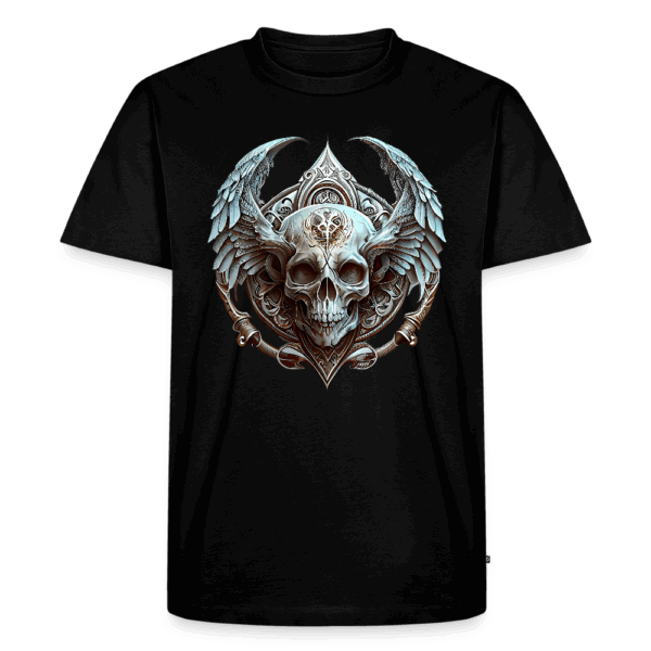 Männer Premium T-Shirt Flügelschädel – Bild 2