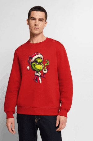 Männer Premium Pullover Der Weihnachtsgrinch